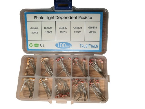 100pcs 5mm photoresistor - 5mm,