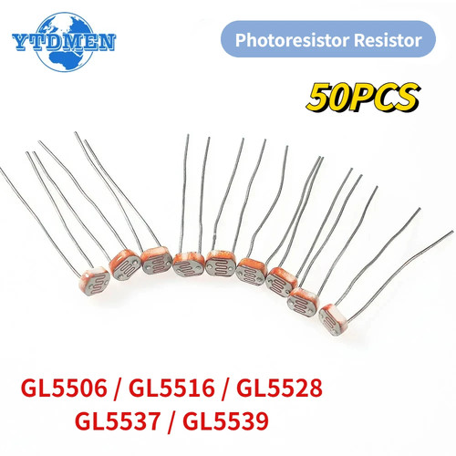 Ldr photoresistor kit 50pcs - photoresistor,
