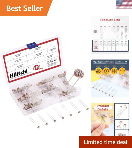 210pcs ldr 5mm light - ldr, dependent