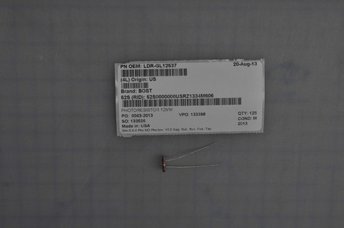 Lot bost photoresistor - of,